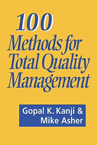 Beispielbild fr 100 Methods for Total Quality Management zum Verkauf von WorldofBooks