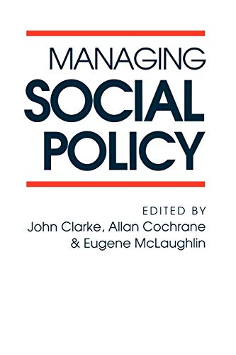 Beispielbild fr Managing Social Policy zum Verkauf von WorldofBooks