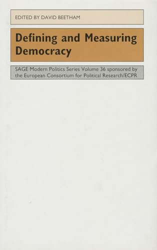 9780803977884: Defining and Measuring Democracy