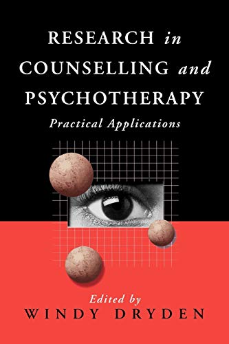Imagen de archivo de Research in Counselling and Psychotherapy: Practical Applications a la venta por Anybook.com