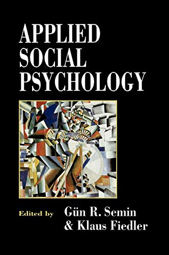 9780803979253: Applied Social Psychology