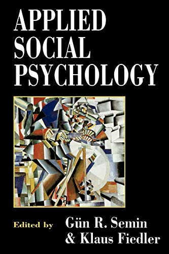 9780803979260: Applied Social Psychology