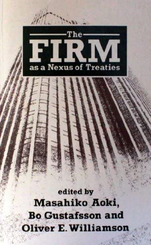 Beispielbild fr The Firm as a Nexus of Treaties zum Verkauf von ThriftBooks-Dallas