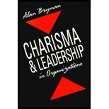 Imagen de archivo de Charisma and Leadership in Organizations a la venta por Better World Books