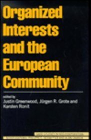 Stock image for Organized Interests and the European Community for sale by Anybook.com