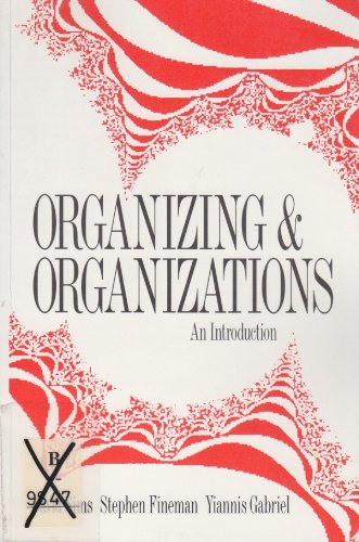 Stock image for Organizing and Organizations: An Introduction for sale by AwesomeBooks