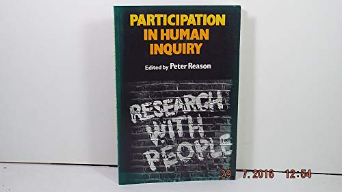 9780803988323: Participation in Human Inquiry