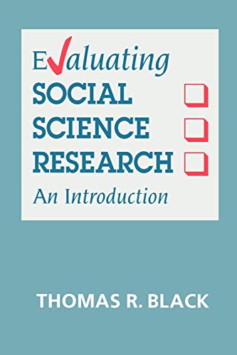 Stock image for Evaluating Social Science Research : An Introduction for sale by Better World Books