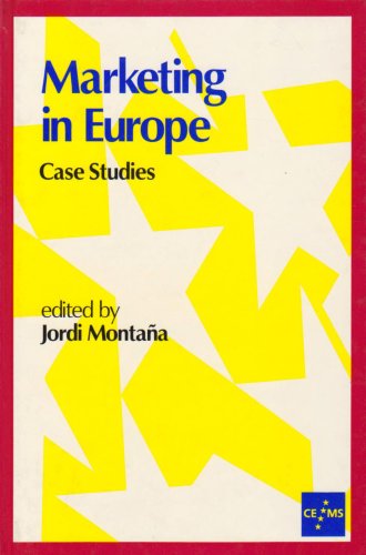 9780803989566: Marketing in Europe: Case Studies (European Management series)