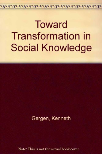 9780803989719: Toward Transformation in Social Knowledge