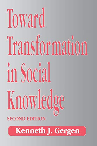 Imagen de archivo de Toward Transformation in Social Knowledge a la venta por BooksRun