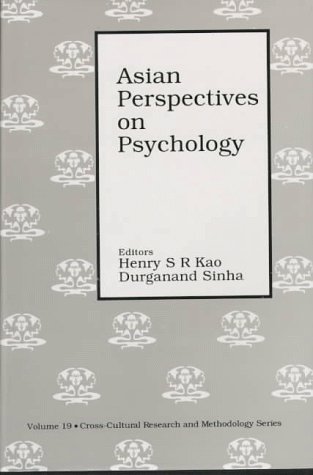 Imagen de archivo de Asian Perspectives on Psychology a la venta por Better World Books