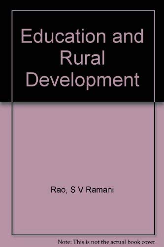 Stock image for Education and Rural Development for sale by Wonder Book