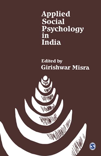 Stock image for Applied Social Psychology in India for sale by Mispah books