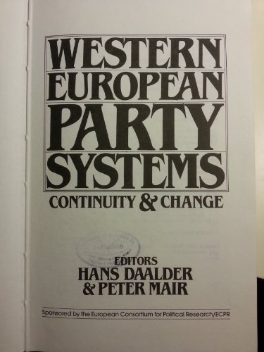 Stock image for Western European Party Systems: Continuity and Change for sale by Recycle Bookstore