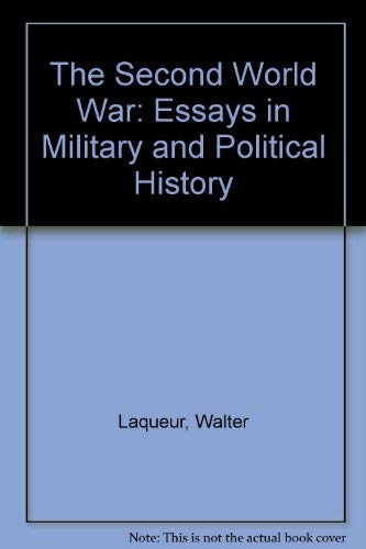 The Second World War: Essays in Military and Political History.