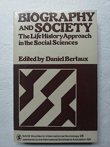 9780803998018: Biography and Society