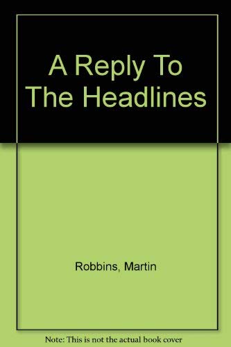 A Reply to the Headlines : Poems, 1965-1970