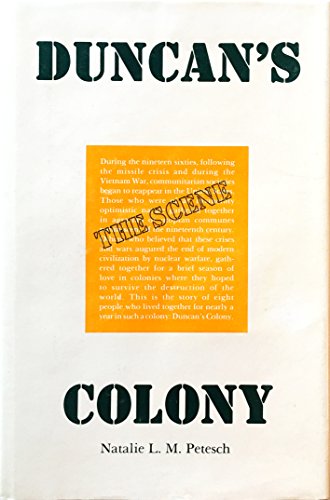 Imagen de archivo de Duncan's Colony a la venta por gearbooks