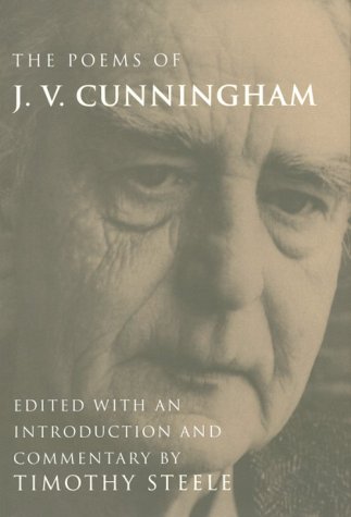 Beispielbild fr Poems Of J.V. Cunningham zum Verkauf von SecondSale