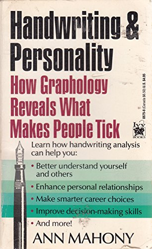 Stock image for Handwriting & Personality -- How graphology reveals what makes people tick for sale by Ed Buryn Books