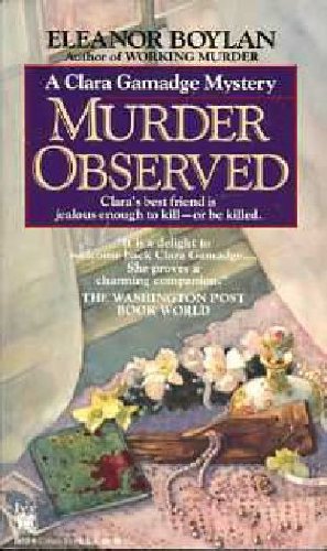 Beispielbild fr Murder Observed zum Verkauf von Better World Books