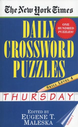 Stock image for The New York Times Daily Crossword Puzzles: Thursday : Level 4: Vol 1 for sale by Revaluation Books