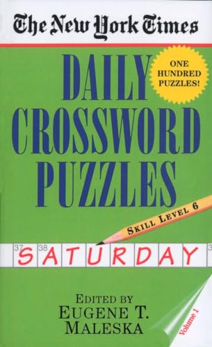 Stock image for The New York Times Daily Crossword Puzzles: Saturday, Volume 1: S for sale by Hawking Books