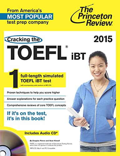 9780804124645: Cracking The Toefl Ibt With Audio Cd, 2015 Edition (Cracking the TOEFL iBT (Princeton Review) (Book & CD))