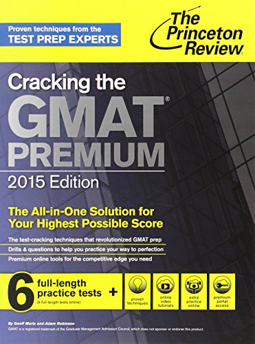 Beispielbild fr Cracking the GMAT Premium Edition zum Verkauf von ThriftBooks-Dallas