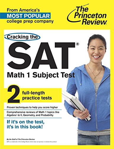 Stock image for Cracking the SAT Math 1 Subject Test for sale by Better World Books