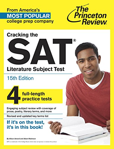 Imagen de archivo de Cracking the SAT Literature Subject Test a la venta por Better World Books