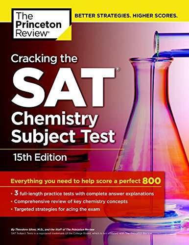 Beispielbild fr Cracking the SAT Chemistry Subject Test, 15th Edition (College Test Preparation) zum Verkauf von SecondSale