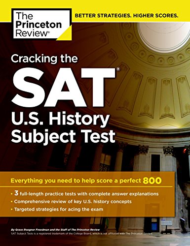 Imagen de archivo de Cracking the SAT U.S. History Subject Test (College Test Preparation) a la venta por BookHolders