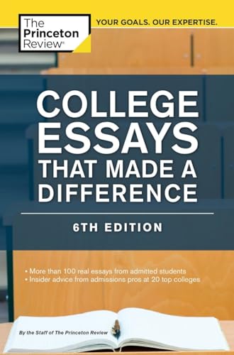 9780804125789: College Essays That Made a Difference, 6th Edition (College Admissions Guides)