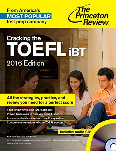 9780804125987: Cracking The TOEFL iBT - 2016 Edition (Audio CD)