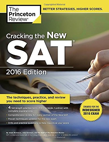 Stock image for Cracking the New SAT with 4 Practice Tests, 2016 Edition: Created for the Redesigned 2016 Exam (College Test Preparation) for sale by Gulf Coast Books