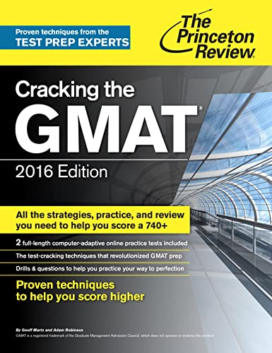 9780804126021: Cracking the GMAT with 2 Computer-Adaptive Practice Tests, 2016 Edition