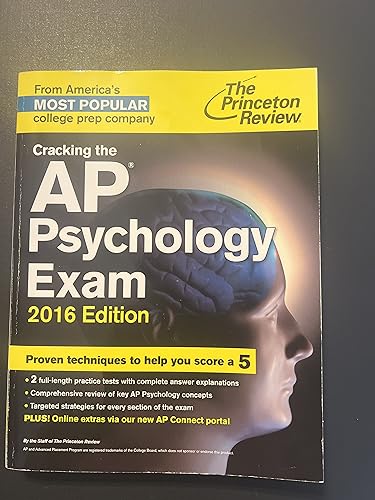 Beispielbild fr Cracking the AP Psychology Exam, 2016 Edition (College Test Preparation) zum Verkauf von Wonder Book