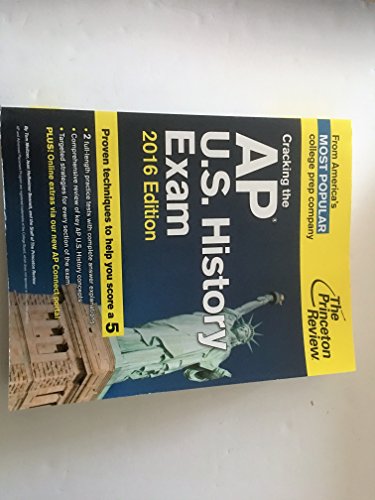 Beispielbild fr Cracking the AP U. S. History Exam, 2016 Edition zum Verkauf von Better World Books: West