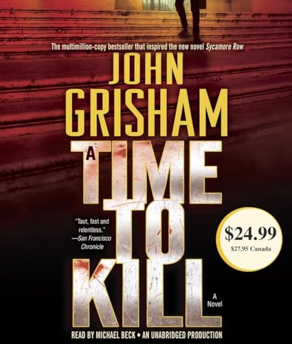 Stock image for A Time to Kill (Jake Brigance) for sale by HPB-Diamond