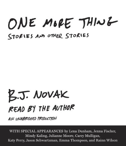 Imagen de archivo de One More Thing: Stories and Other Stories a la venta por SecondSale