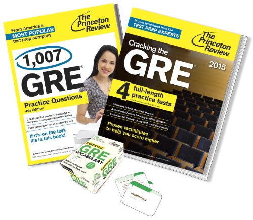 Beispielbild fr Complete GRE Test Prep Bundle 2015 Edition zum Verkauf von HPB-Red