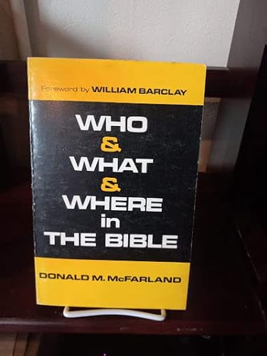 Stock image for Who & what & where in the Bible for sale by HPB-Red