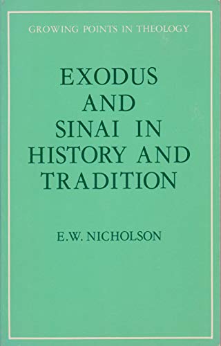 Stock image for Exodus and Sinai in History and Tradition for sale by Better World Books