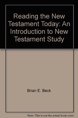 Imagen de archivo de Reading the New Testament for Today : An Introduction to the Study of the New Testament a la venta por Better World Books