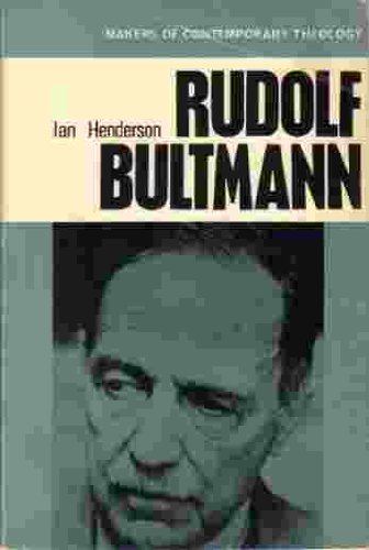 Imagen de archivo de Rudolf Bultmann a la venta por BookMarx Bookstore