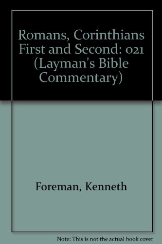 Imagen de archivo de The Letter of Paul to the Romans/the First Letter of Paul to the Corinthians/the Second Letter of Paul to the Corinthians a la venta por Lowry's Books