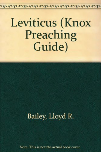 9780804232036: Leviticus (Knox Preaching Guide)