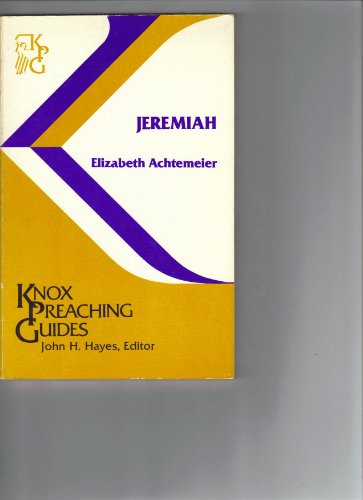 Beispielbild fr Jeremiah (Knox Preaching Guides) zum Verkauf von Wonder Book